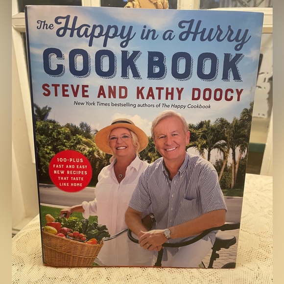 Lot Of 2 “ The Simply Happy Cookbook & The Happy In A Hurry Steve & Kathy Doocy - Picture 6 of 7
